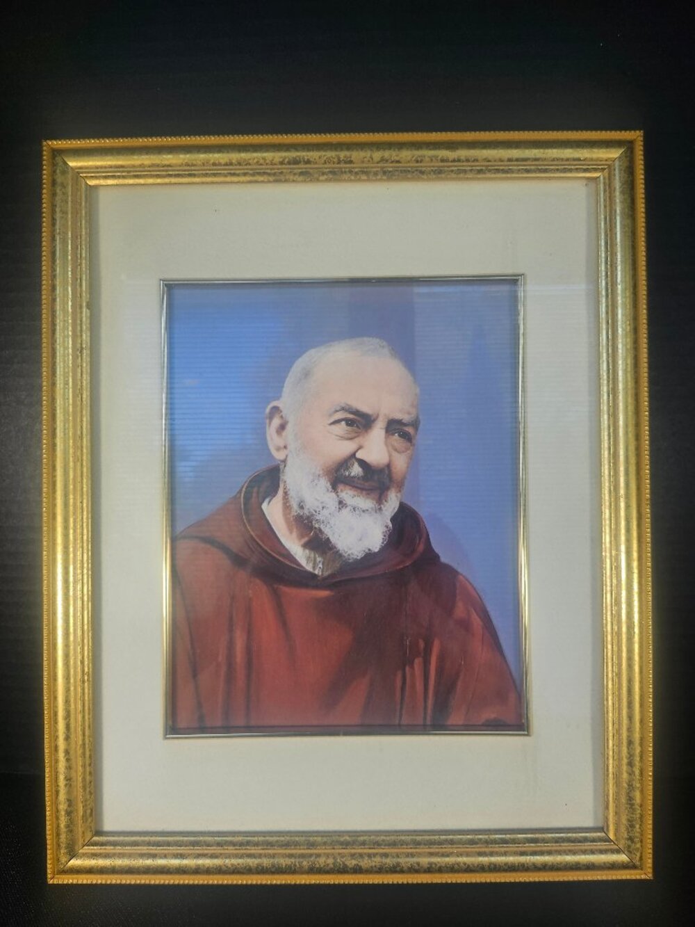St Padre Pio of Pietrelcina Catholic Wall Art Framed Devotional Print Framed